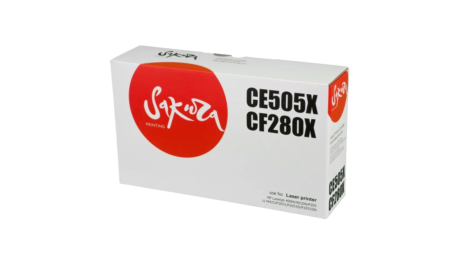 Картридж CE505X/CF280X для HP, лазерный, черный, 6900 страниц, Sakura — фото 1