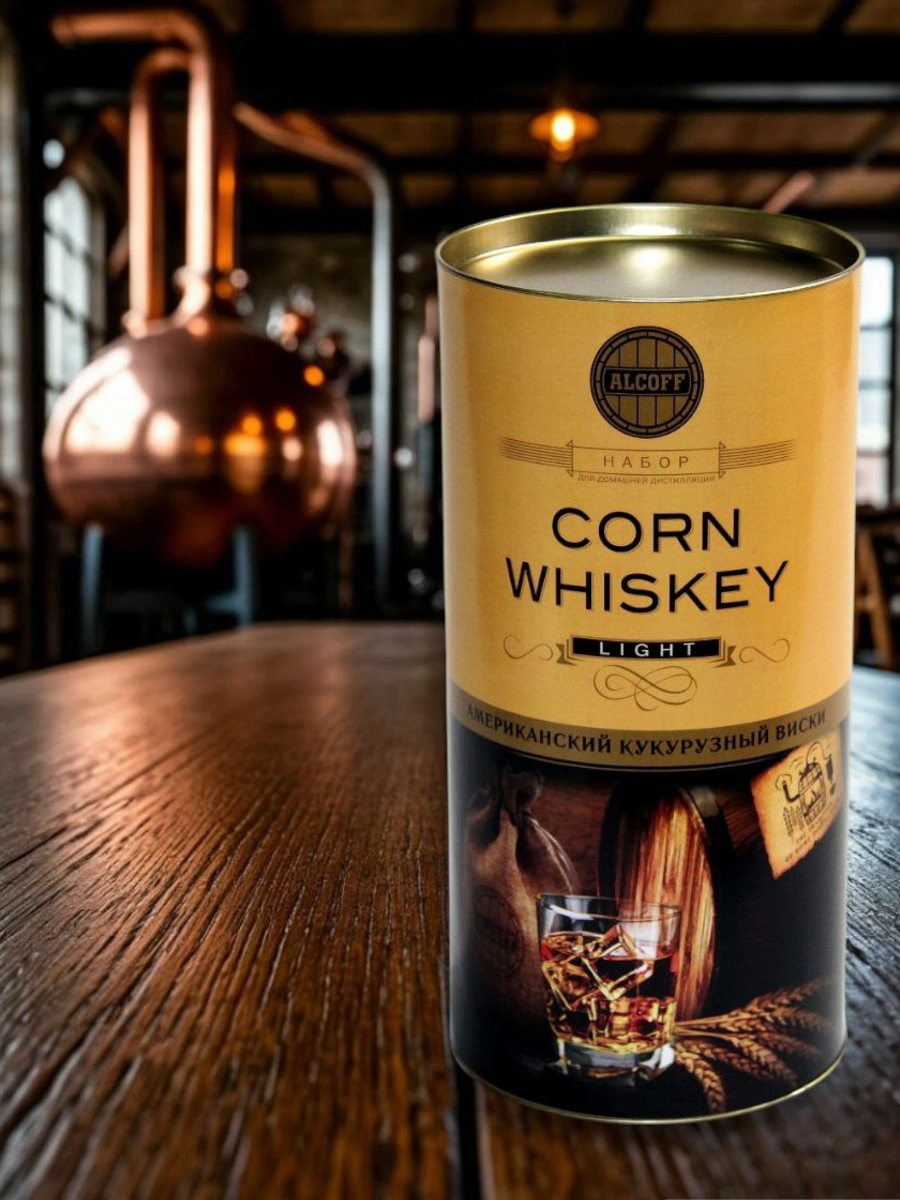 Солодовый концентрат для виски ALCOFF "CORN WHISKEY" (Американский кукурузный), набор, 3,2 кг