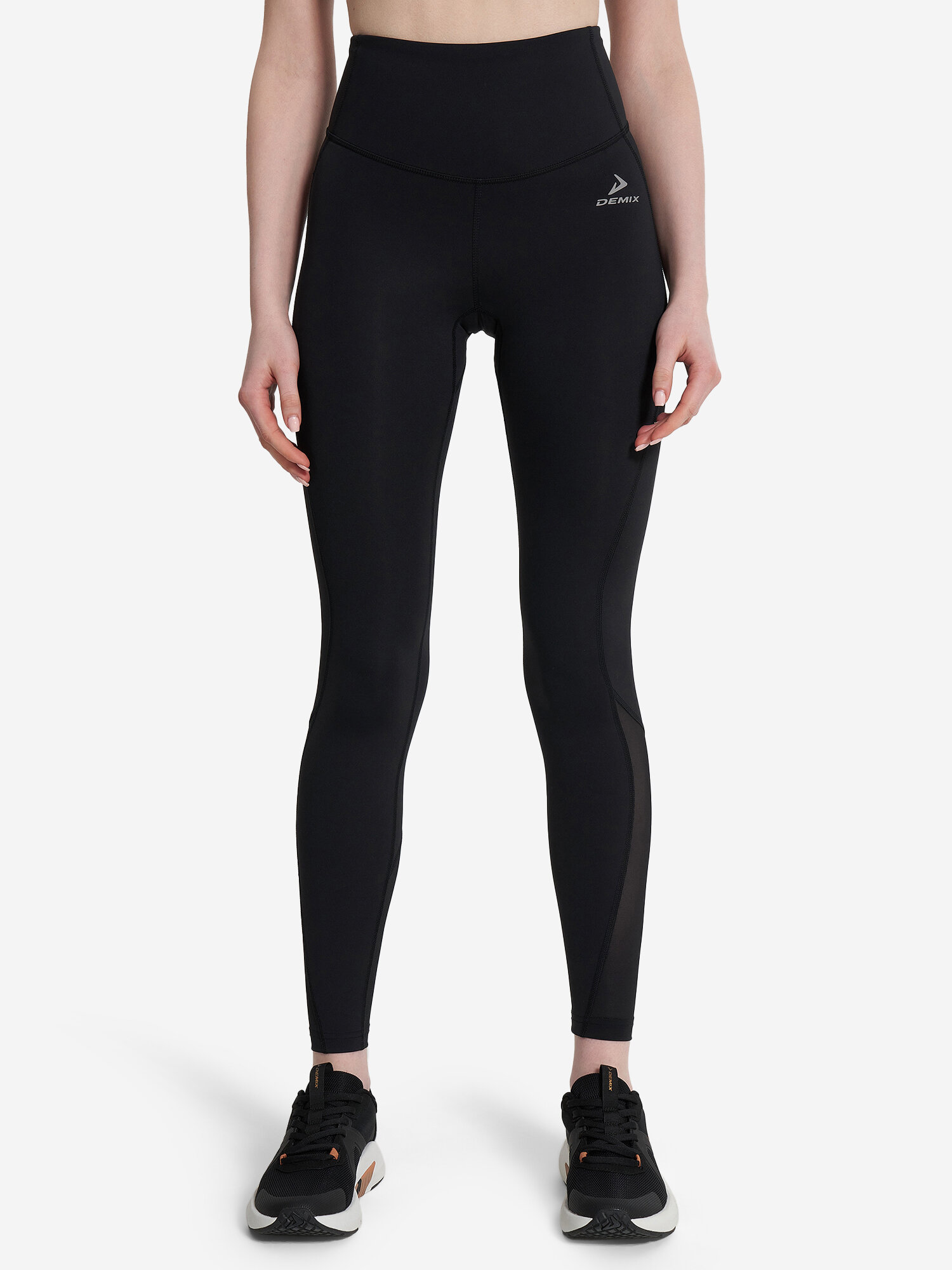 Картинки Легинсы спортивные Demix W D Fitness GYM ProSculpt Mesh Leggings, размер 46, черный
