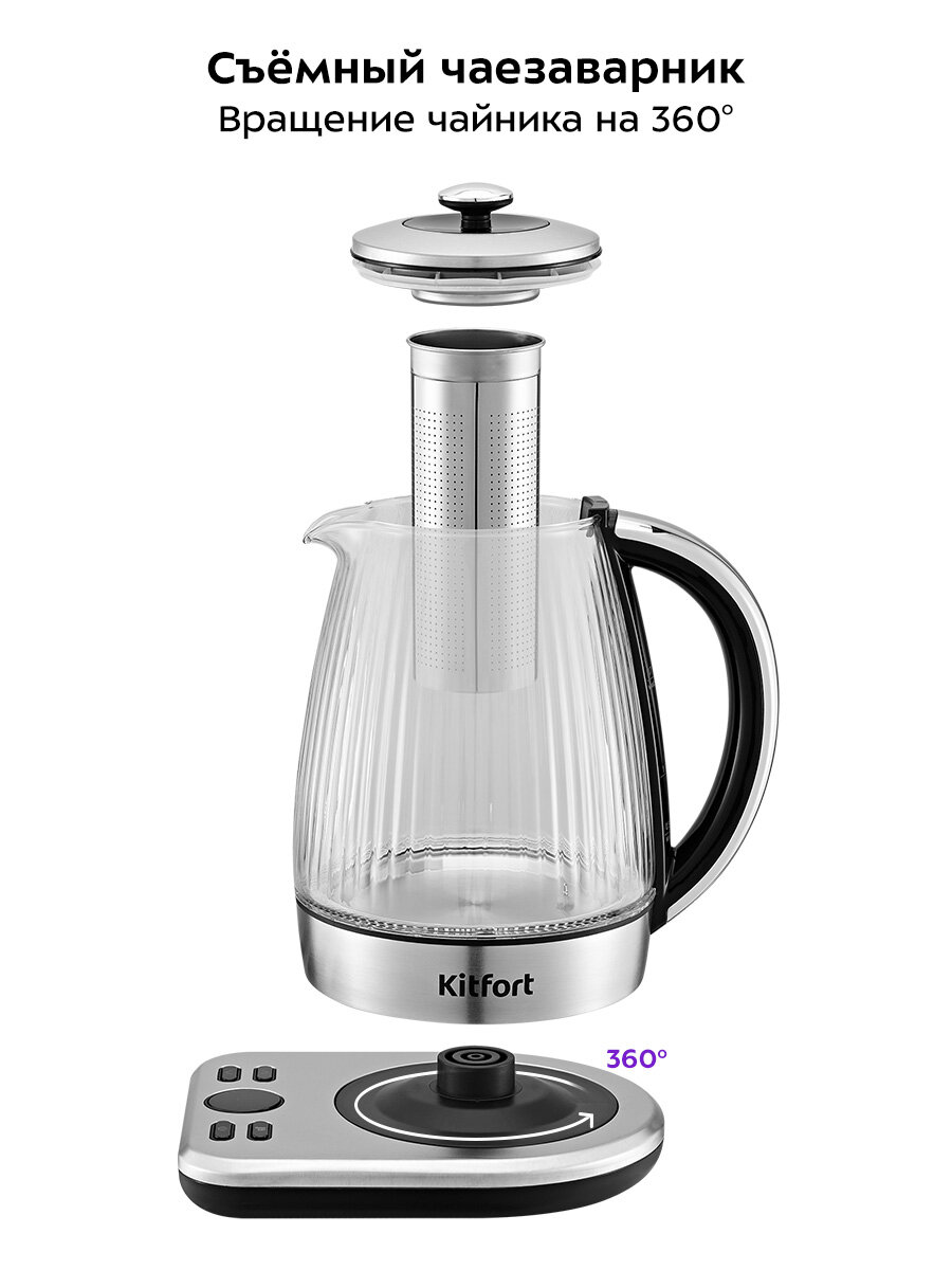 Чайник Kitfort КТ-6711 — фото 1