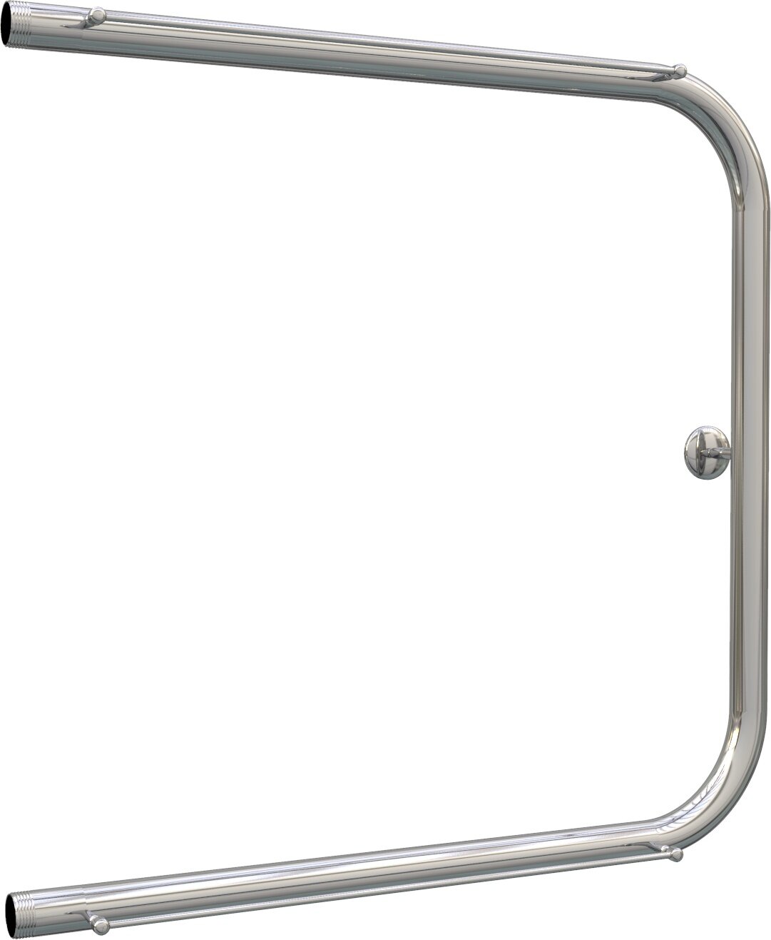 Полотенцесушитель водяной с полкой Роснерж П образный  600 x 600