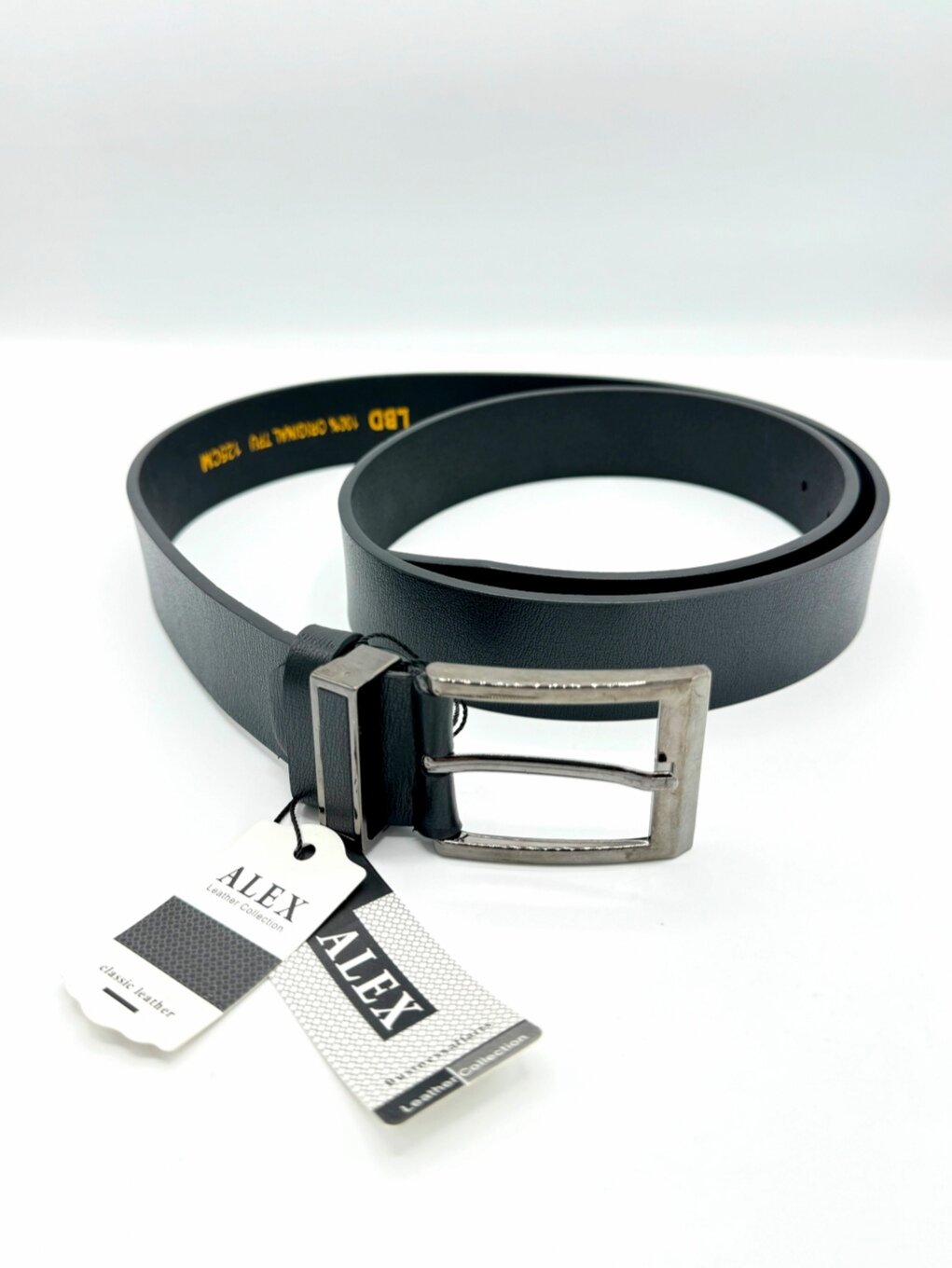 Ремень  для мальчиков и мужчин, размер 110, чернильный — фото 1