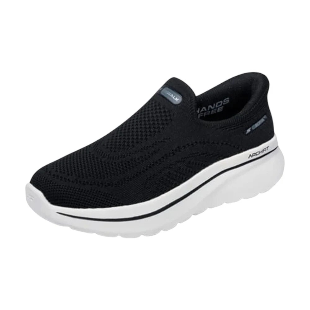 Слипоны SKECHERS, размер 8 US, черный — фото 1