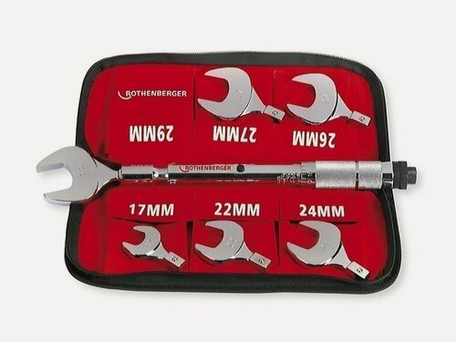 Изображение товара Набор с динамометрическими ключами Rothenberger 17, 22, 24, 26, 27, 29 мм