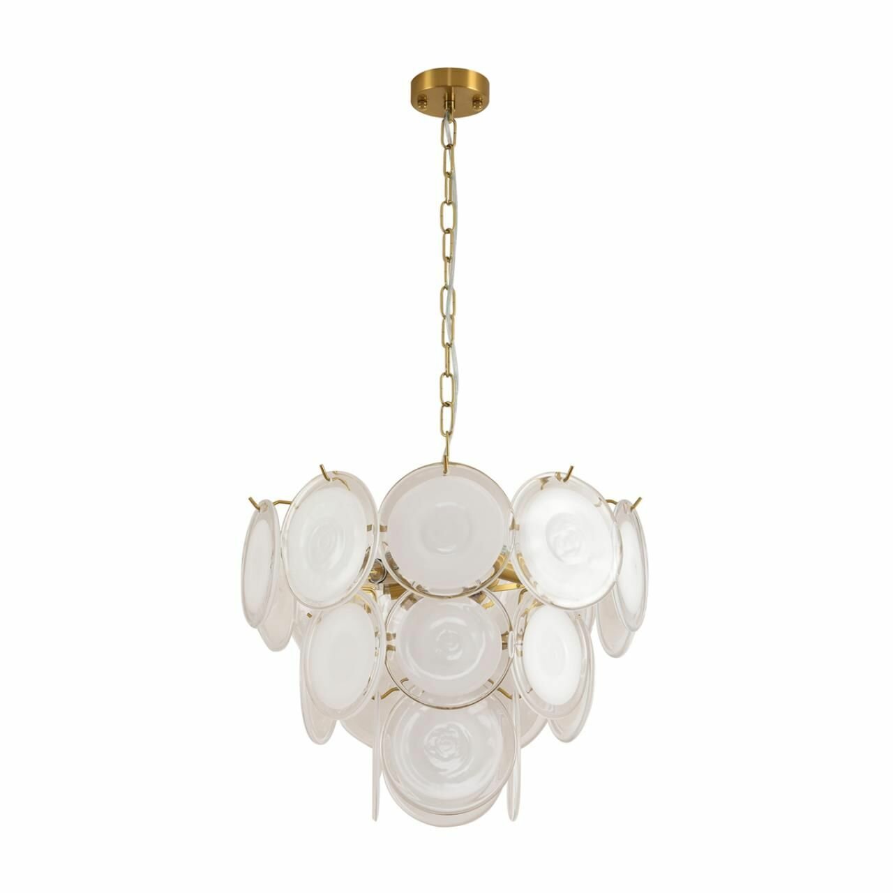 Люстра Lumion Chipsy D480xH940 мм E14 цвет латунь белый, арт. 8320/5