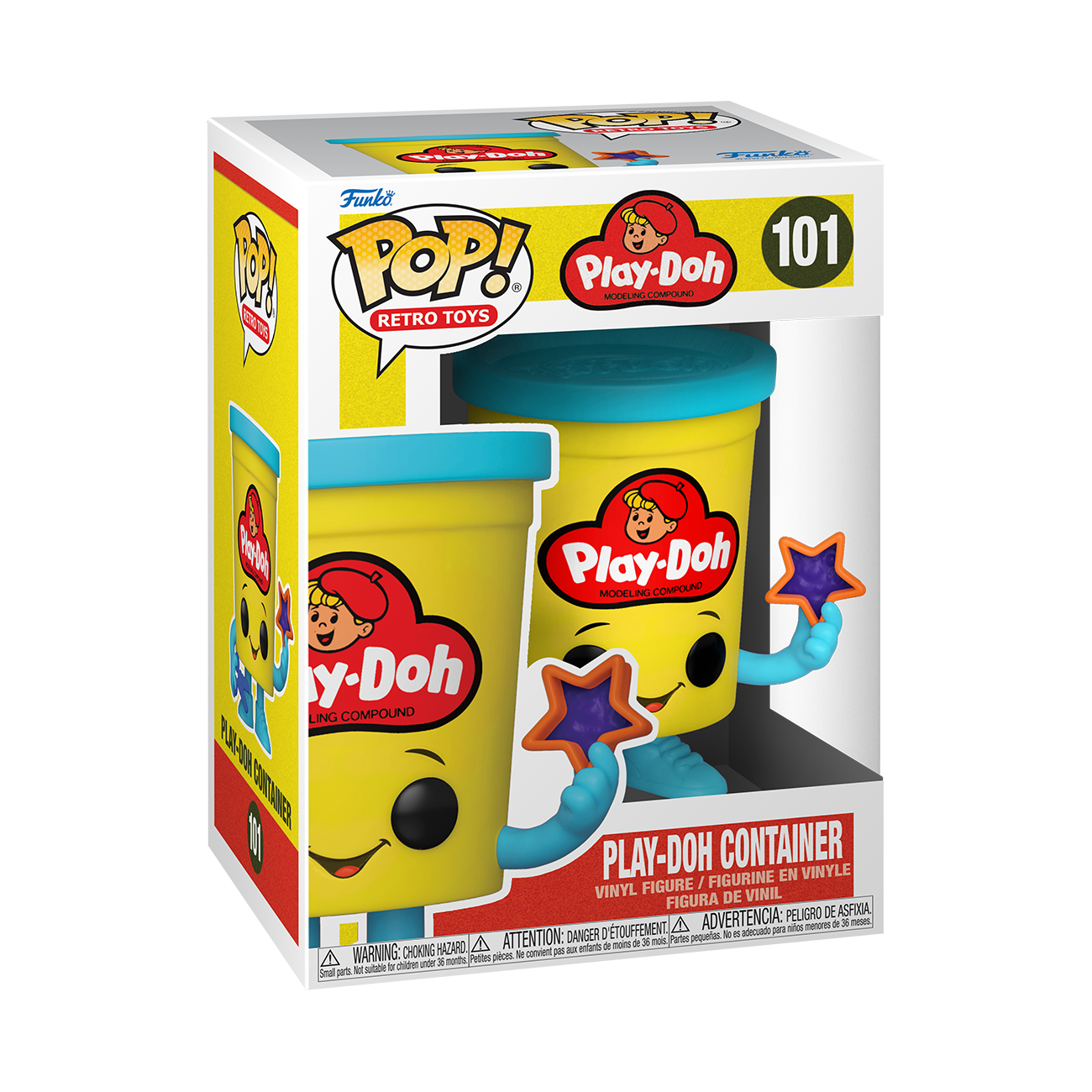 Фигурка Funko Funko POP! Retro Toys Play-Doh Container 57811, 10 см желтый