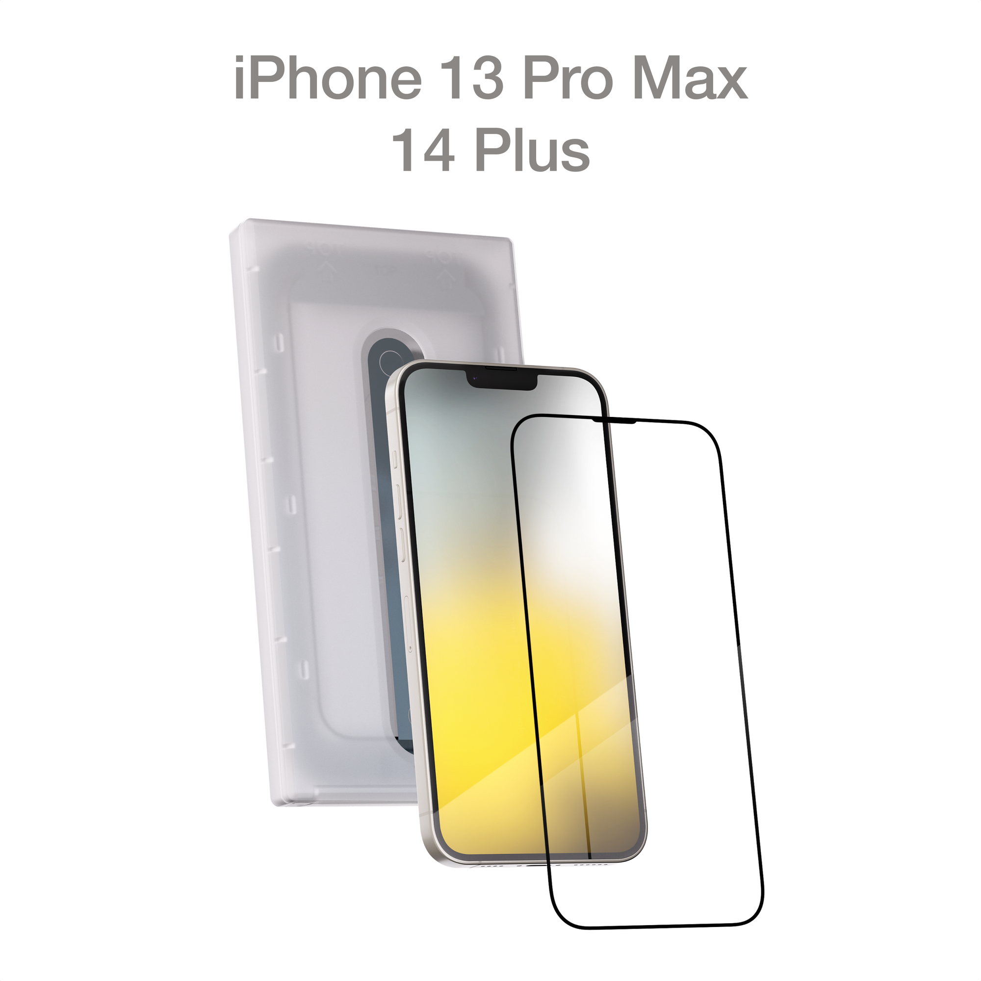 Защитное стекло COMMO для Apple iPhone 13 Pro Max / Apple iPhone 14 Plus с аппликатором