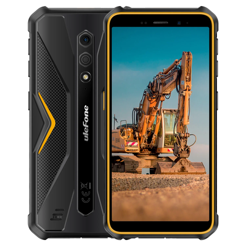 Смартфон Ulefone Armor X12 3/32 ГБ, Dual nano SIM, черный/оранжевый