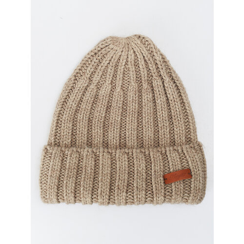 фото Шапка бини noryalli, размер onesize, бежевый