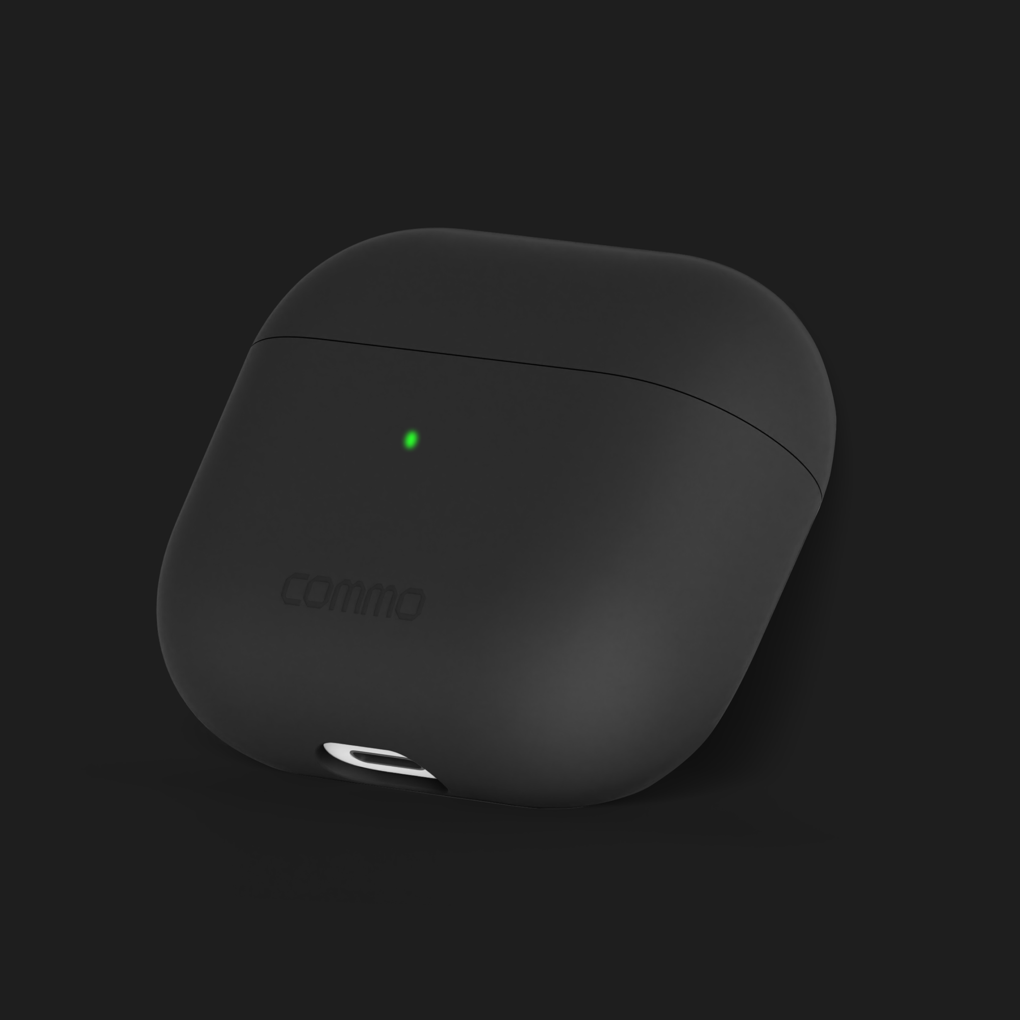 Силиконовый чехол COMMO Shield Case для Apple Airpods 3, Black