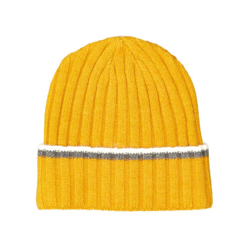 фото Шапка mark seven, размер onesize, горчичный