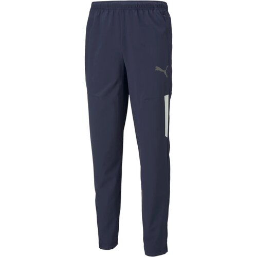 фото Брюки puma teamliga sideline pants peacoat, размер xxl, синий