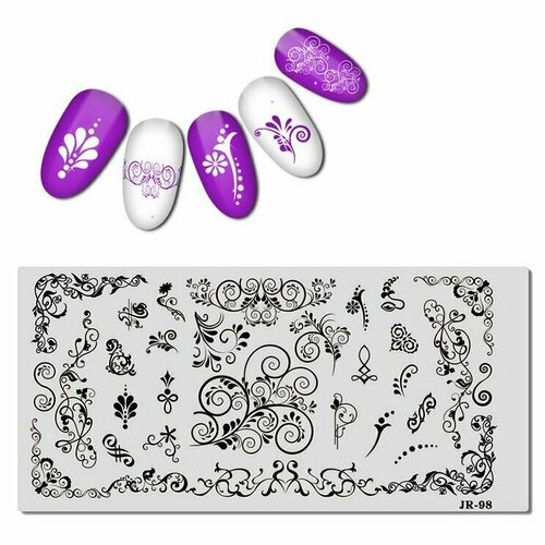 Пластина для стемпинга JR098