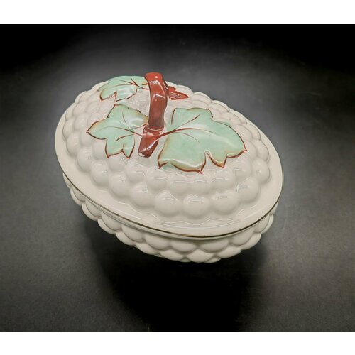 Масленка сахарница Виноград фарфор роспись золочение 10010₽