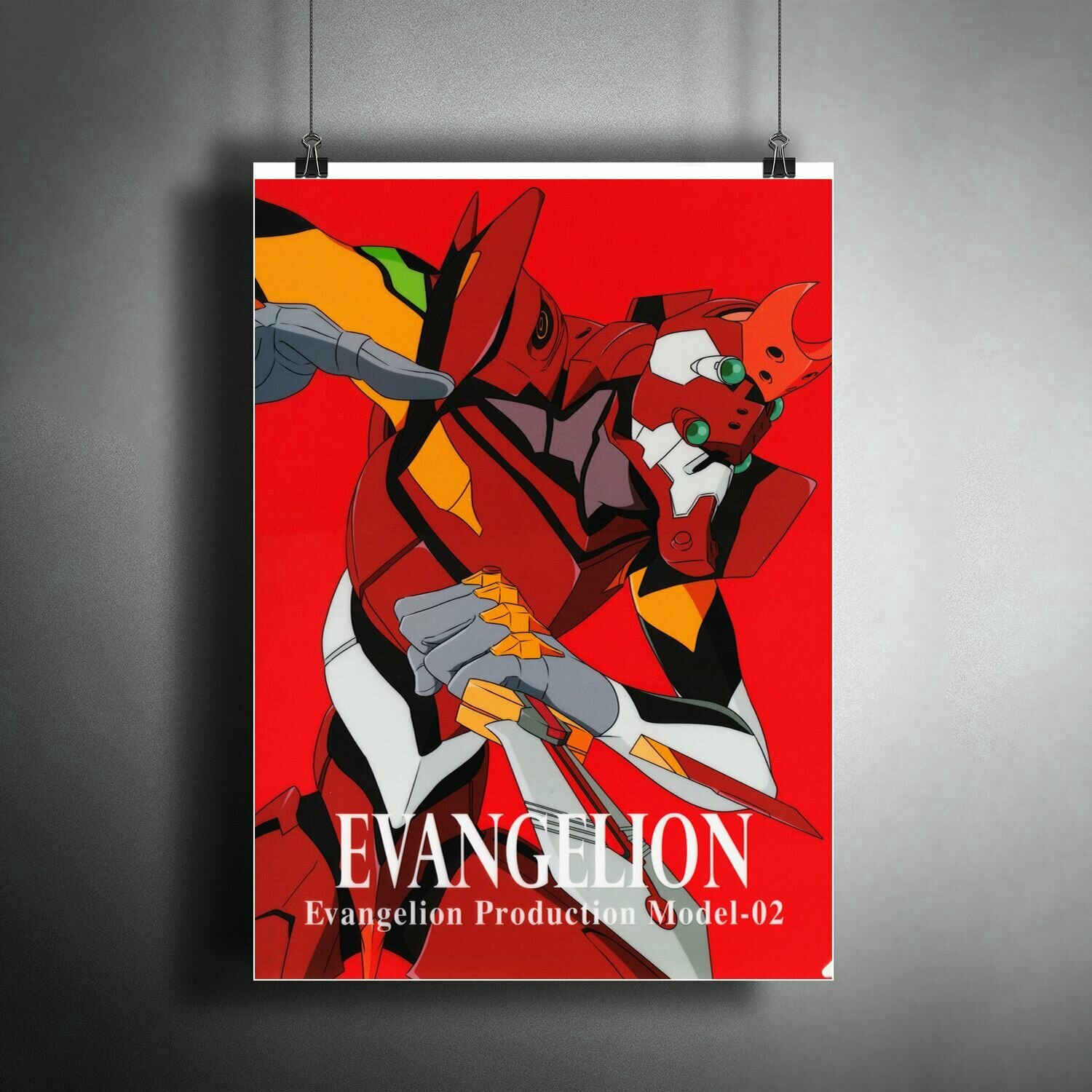 Постер для интерьера: аниме Евангелион / A3 (297x420 мм)