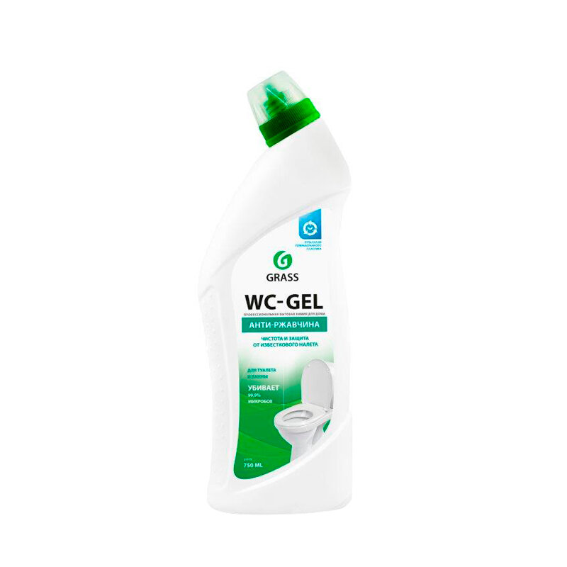 Средство для чистки сантехники Grass WC-gel Анти-ржавчина 750 мл