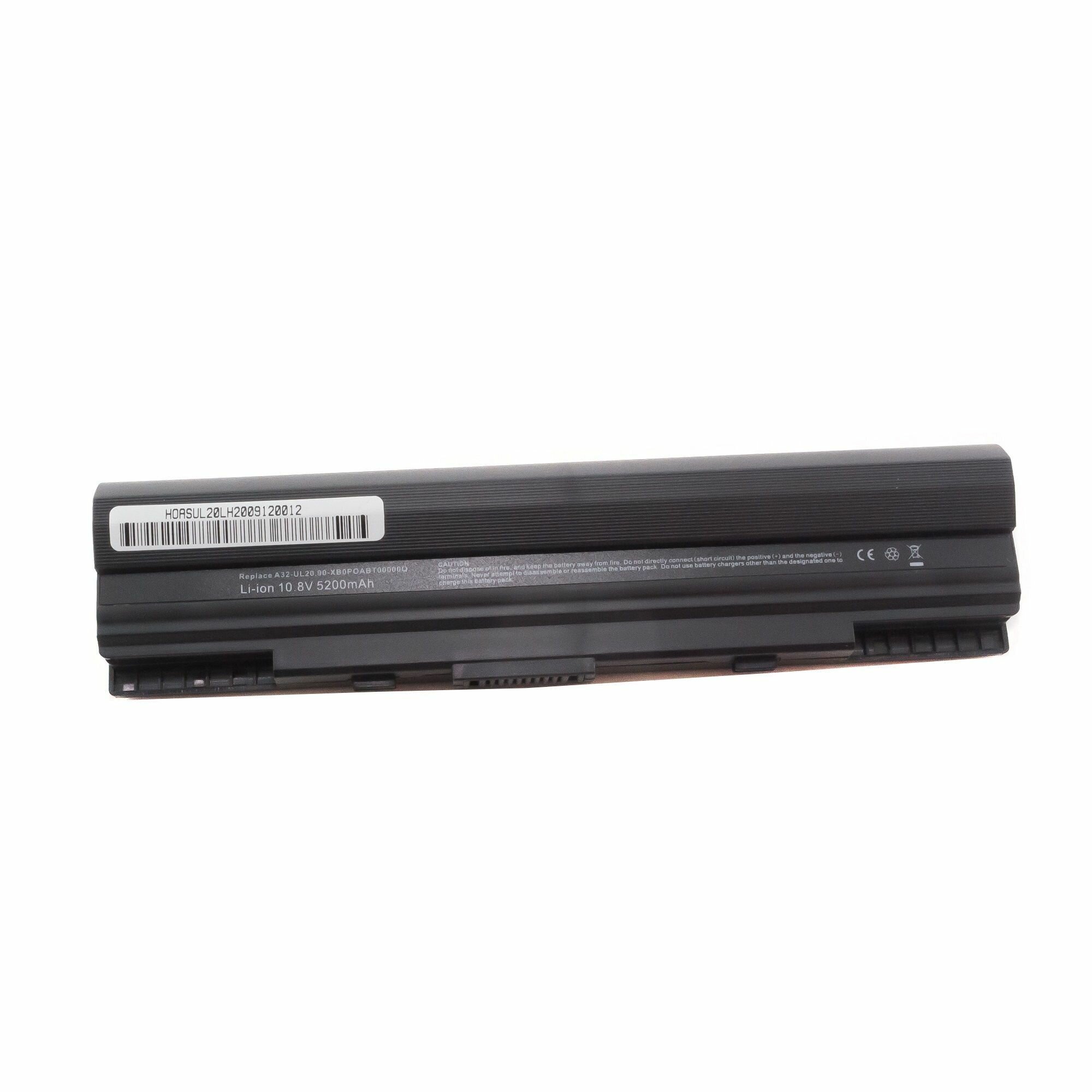 Аккумулятор для ноутбука Asus A31-UL20, A32-UL20, 11.1V, 5200mAh, код mb012153