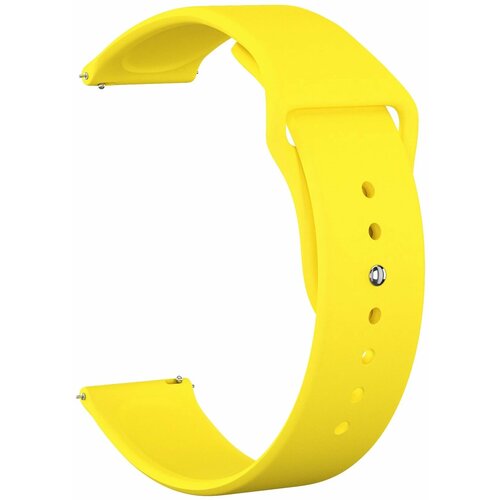 Ремешок силиконовый Galaxy Watch 44-46mm, желтый
