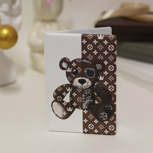 Обложка для паспорта Milarky коричневый 618₽