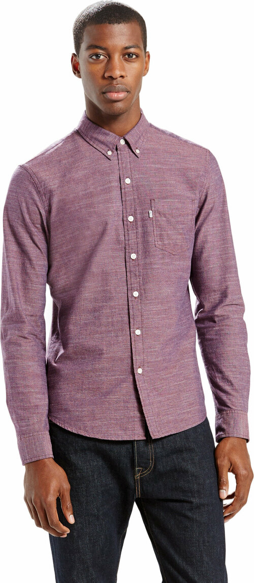 Рубашка Levis, размер S, фиолетовый
