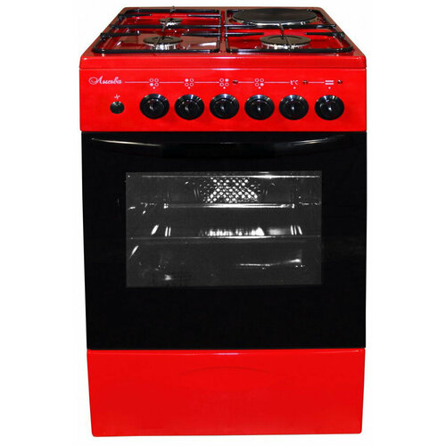 Комбинированная плита Лысьва ЭГ 13г14 МС-2у вишневая без крышки 2479900₽