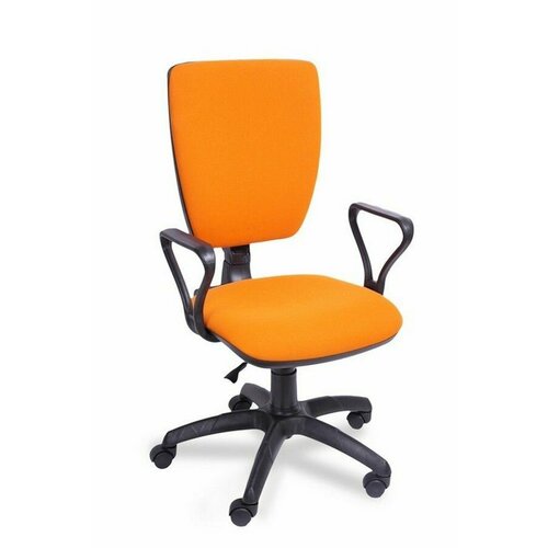 Компьютерное офисное кресло Мирэй Групп нота самба комфорт, Ткань, Оранжевое