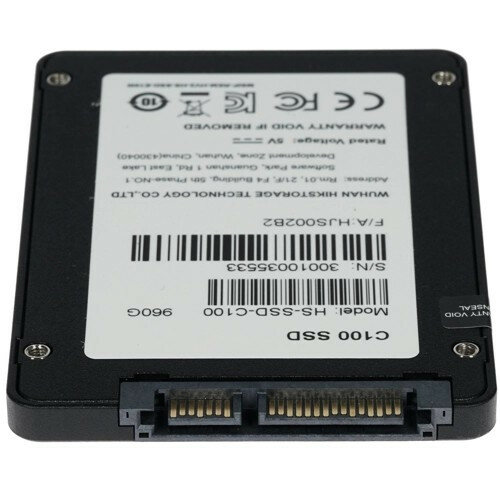 Накопитель SSD 2.5'' HIKVISION C100 960GB SATA 6Gb/s TLC 520/400MB/s IOPS 50K/30K MTBF 2M 7mm - фото №10