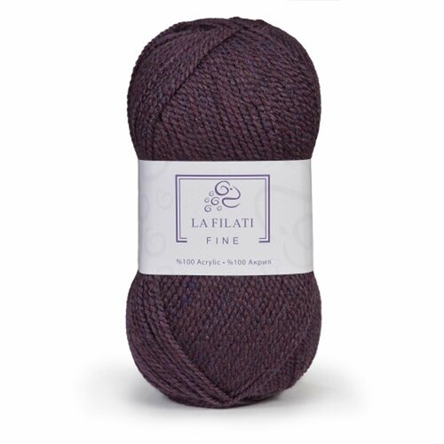 5 мотков Пряжа LA FILATI FINE 100гр, 280м, 100% акрил, цвет 221