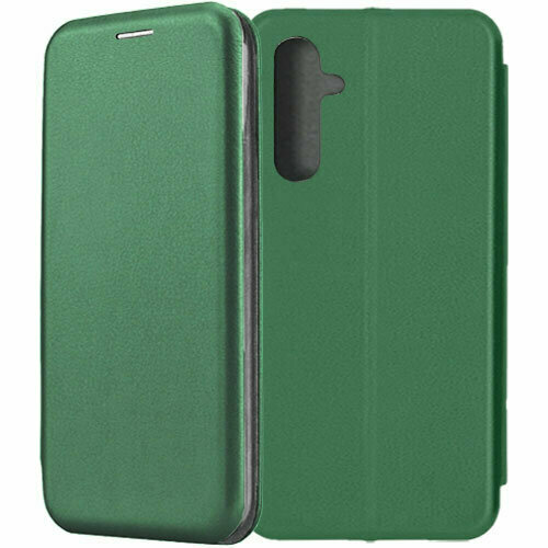 Чехол-книжка Fashion Case для Samsung Galaxy A54 5G A546 зеленый накладка пластиковая для samsung galaxy a54 5g a546 с силиконовой окантовкой бирюзовая