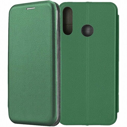 Чехол-книжка Fashion Case для Huawei P30 Lite зеленый huawei p30 flip case cover official huawei p30 pro case smart view window luxury pu leather protective wake up p30 p30pro case