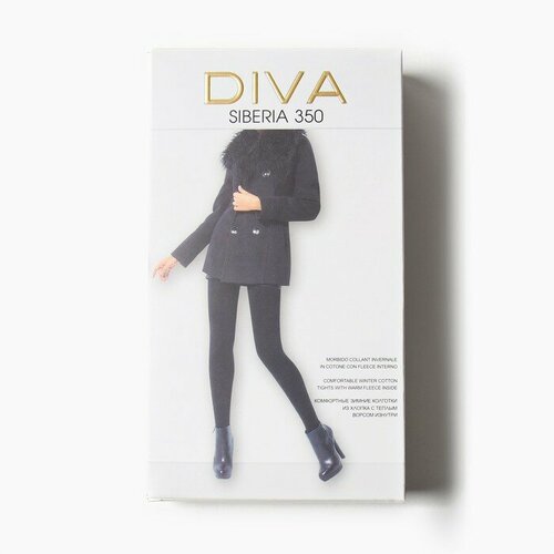 Колготки Diva, размер 2/S/2 (S), черный