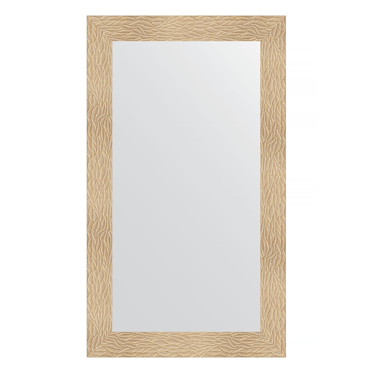 Зеркало Evoform в багетной раме золотые дюны 90 мм, 70x120 см - фото №1