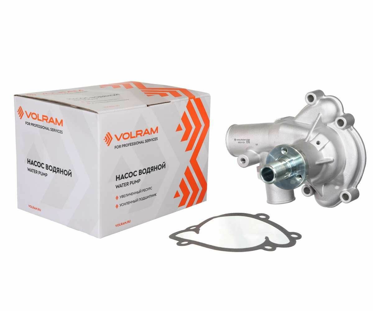 фото Насос водяной VOLRAM ГАЗ 3302, 2705; (дв. ЗМЗ-4061, 16 кл с мех. приводом вентилятора)