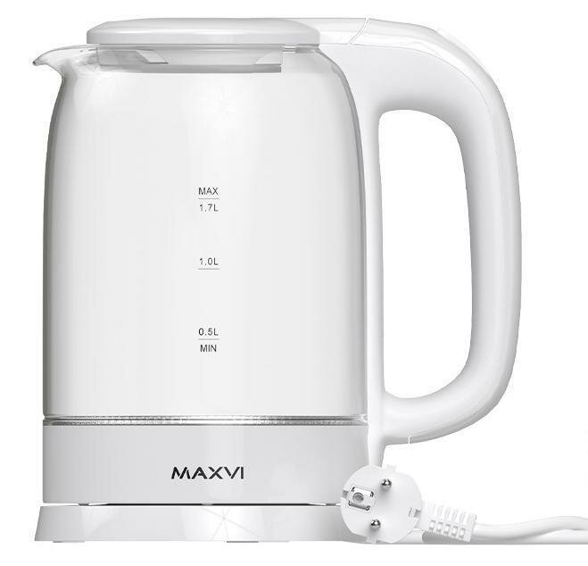 Электрический чайник Maxvi KE1741G Белый