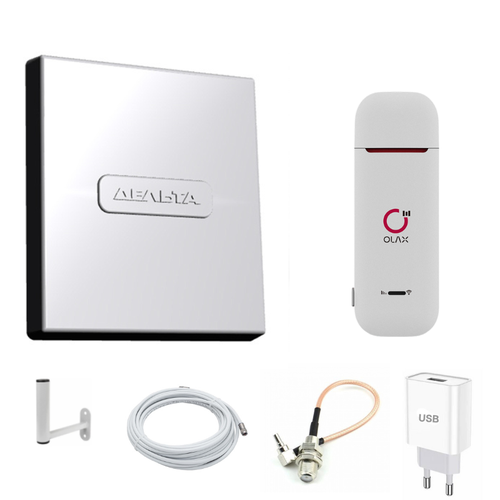 Модем 4G Wi-Fi Olax TTL c антенной 17 дБ мобильный интернет на дачу 3g 4g wi fi – комплект olax lite модем антенна 15дб