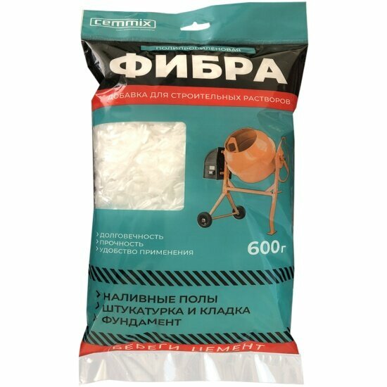 Фиброволокно полипропиленовое Cemmix CemFibra, 600 г