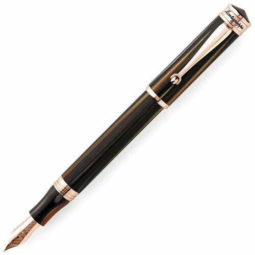 Перьевая ручка Montegrappa Ducale Emperador Brown Rose Gold F. Артикул DUCF-W