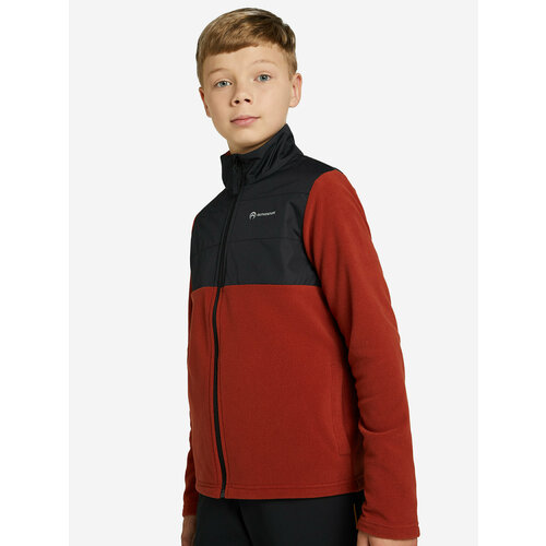 фото Толстовка outventure, размер 152, коричневый