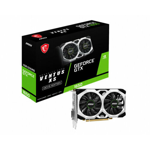 Видеокарта MSI GTX 1650 D6 VENTUS XS OCV3 4GB GDDR6