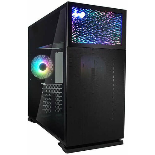 Корпус Inwin CIR719 (NEBULA) черный 300W miniITX 2xUSB3.0 1xUSB3.1 audio bott PSU корпус inwin es725bk minitower atx 2 2 450 вт microatx miniitx цвет черный