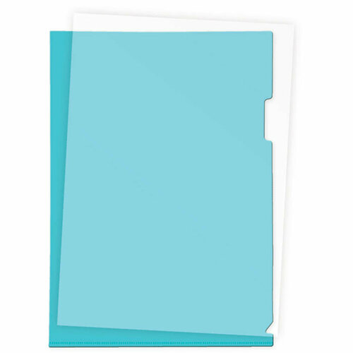Папка-уголок А4 180мкм пластиковая синий. Количество в наборе 30 шт. папка уголок а4 180мкм пластиковая желтый количество в наборе 30 шт