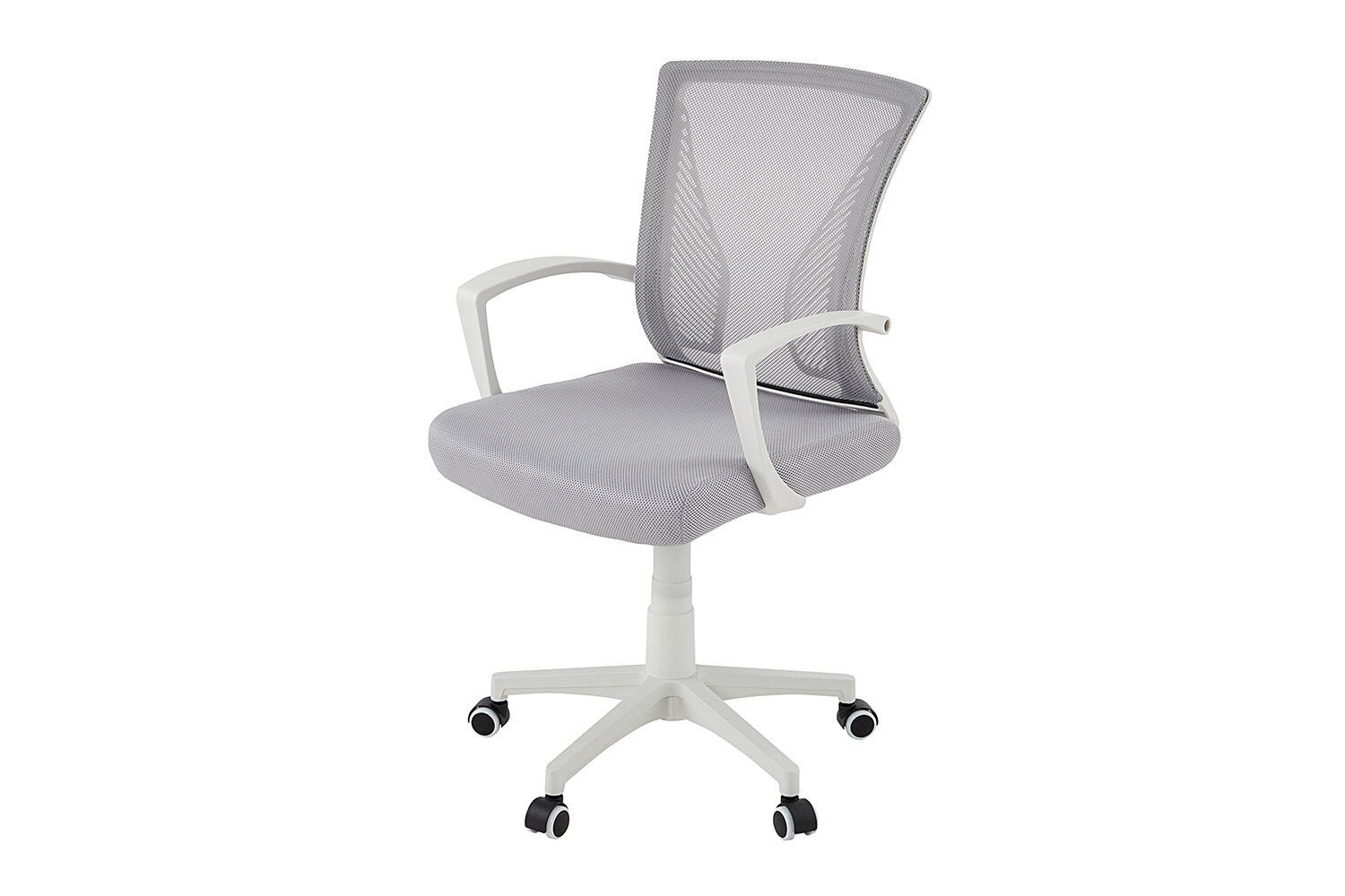 Кресло рабочее Cador, 56х90х60, цвет светло-серый, белый