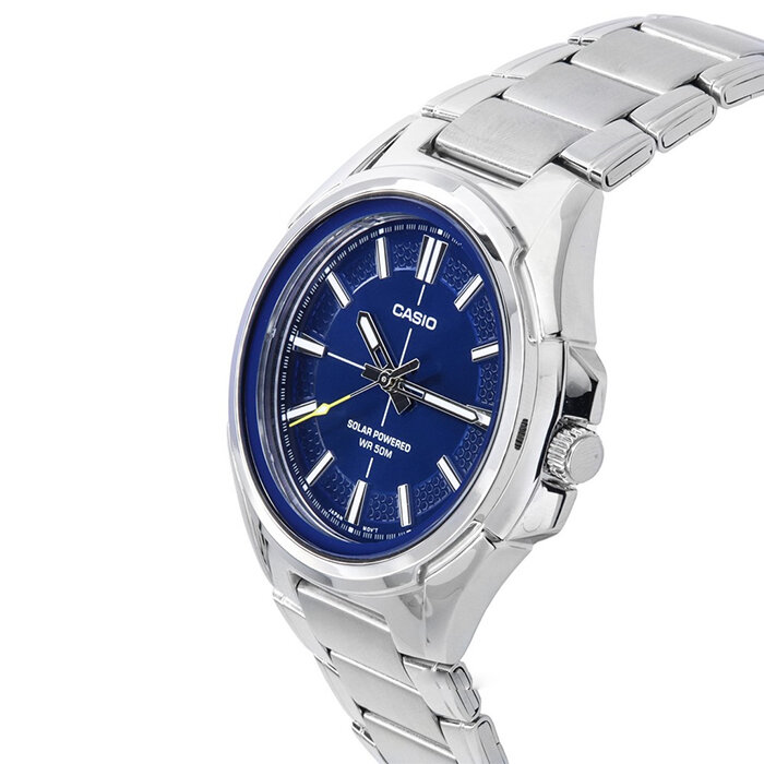 Наручные часы CASIO Standard, серебряный/синий — фото 1