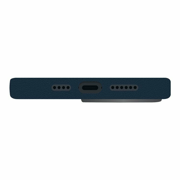 Uniq кожаный чехол для iPhone 15 Pro Max, Lyden синий (Magsafe) — фото 1
