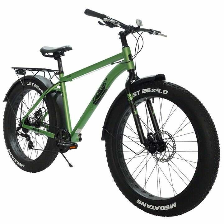 Велосипед Fatbike Tech Team Flex 26" 2023 (зеленый)