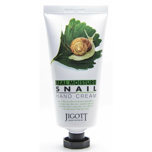 Крем для рук Jigott Real Moisture Snail с муцином улитки 100 мл