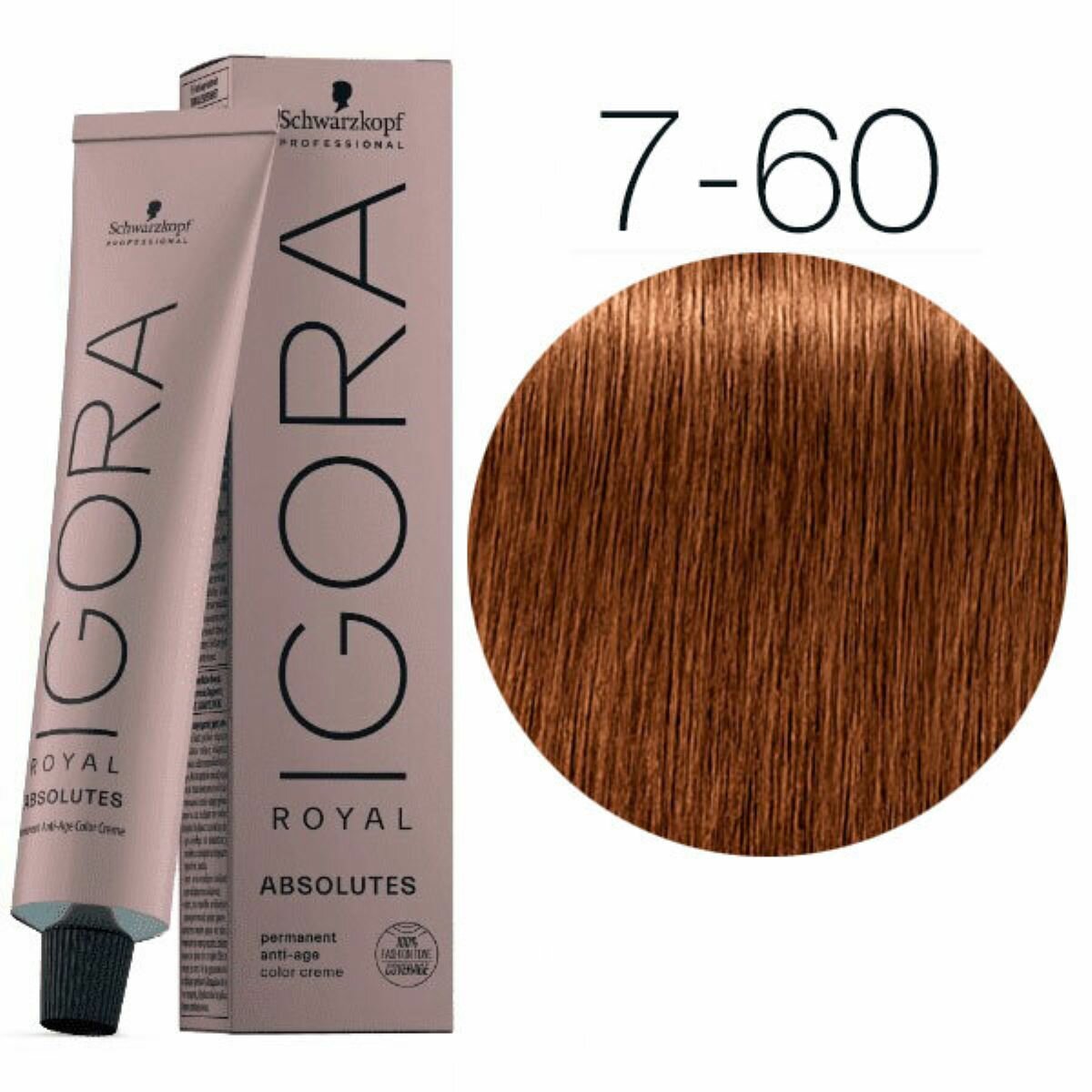 SCHWARZKOPF PROFESSIONAL 6-50 краска для волос Темный русый золотистый натуральный / Игора Роял Абсолют 60 мл - фото №20