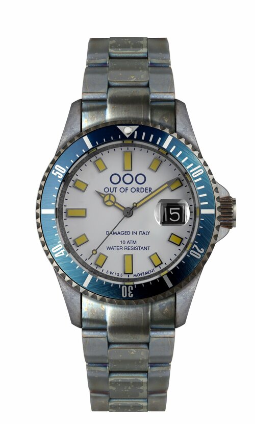 Наручные часы Out of Order OOO.001-18.BI.BL, серый металлик
