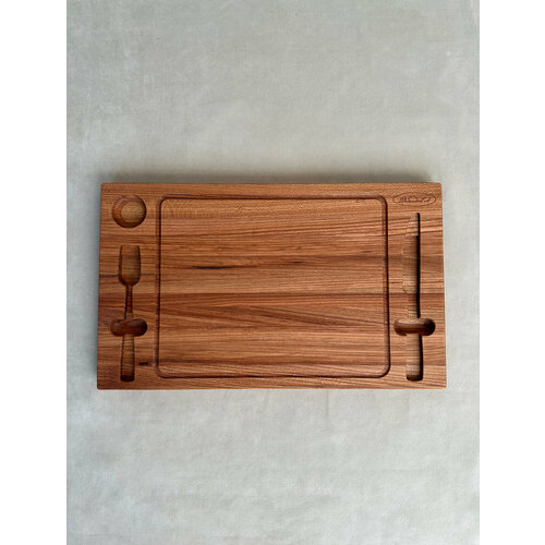 Доска сервировочная для стейков карагач, 50*30*2,5 см