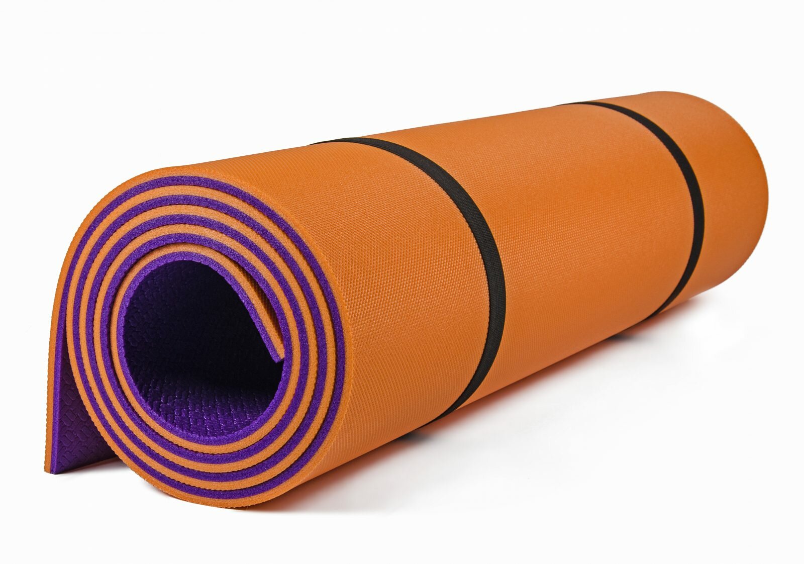 фото Коврик туристический для фитнеса, йоги и спорта 8мм ресурс Альпинист 2-х слойный, 60х180см